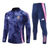 Tréninkový Mikina Real Madrid Dragon Čtvrt Zip Navy 2024-25 Tréninkový Mikina Real Madrid Dragon Čtvrt Zip Navy 2024-25